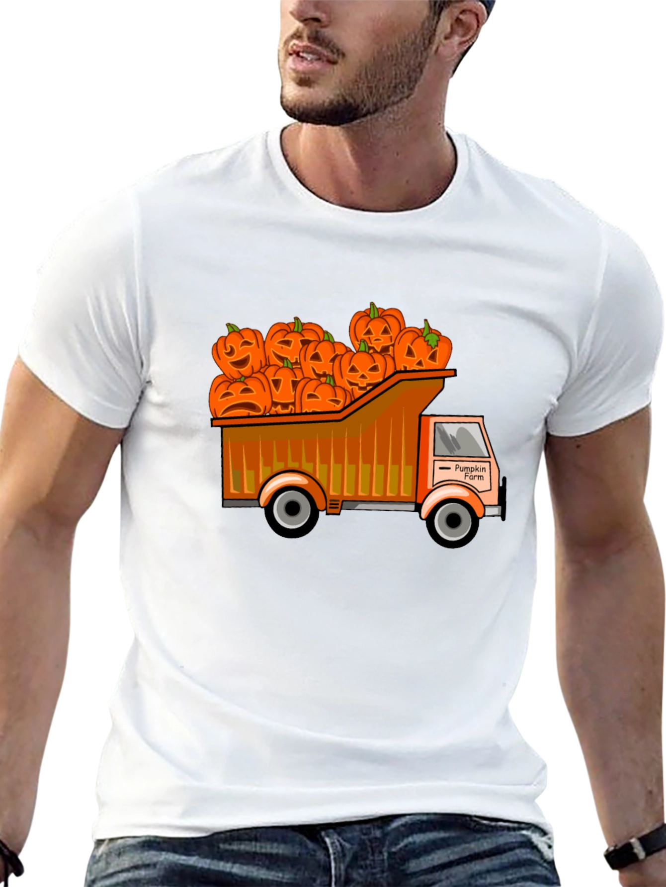 Pumpkin Farm Truck T-Shirt