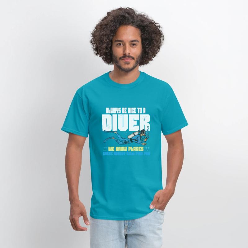 Scuba Diving Funny Saying Be Nice To A Scuba Diver