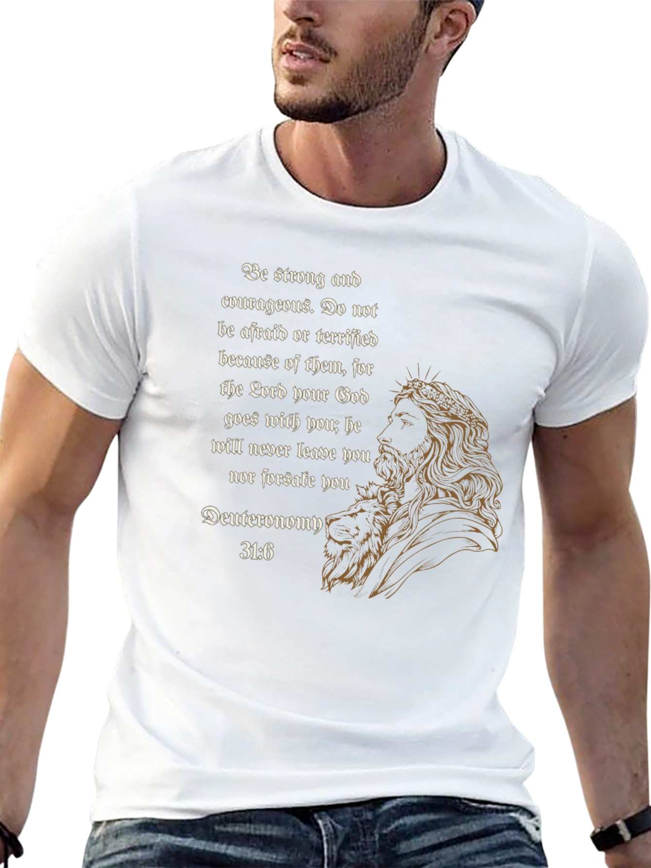 Strong and Courageous Graphic Tee