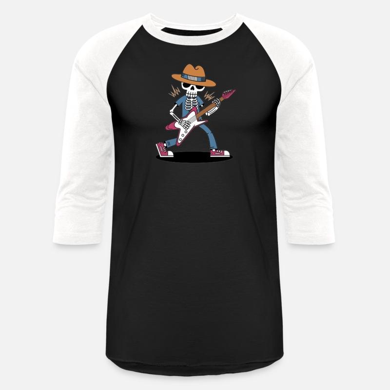 skeleton guitar player