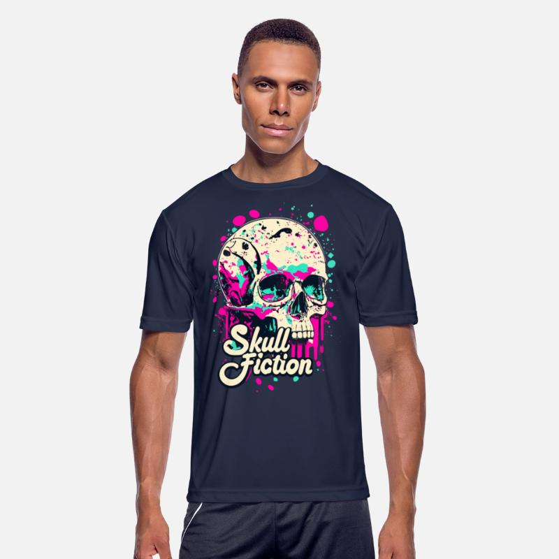 Skull Fiction Skeleton Art Cool Gift