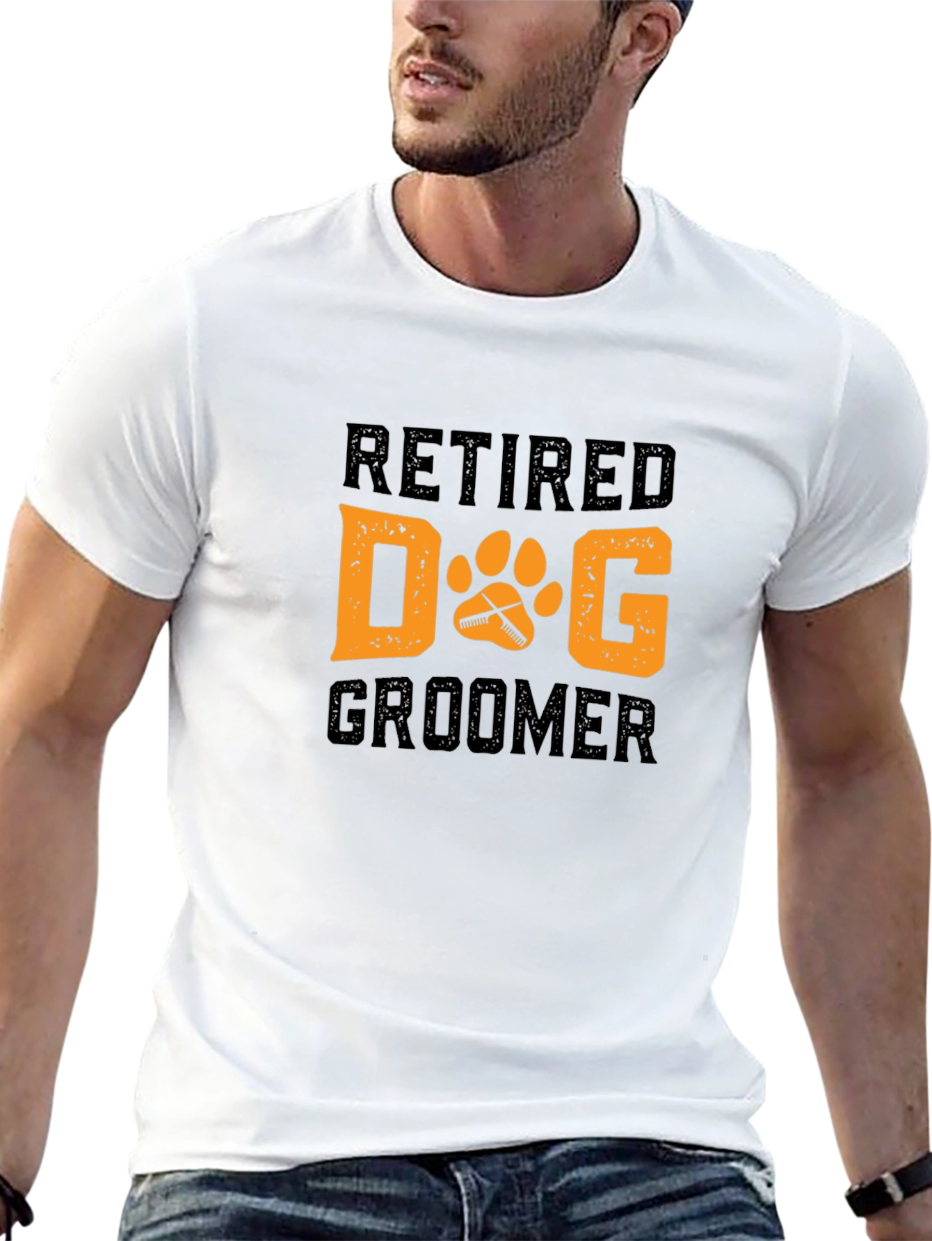 Retired Dog Groomer T-Shirt - Black