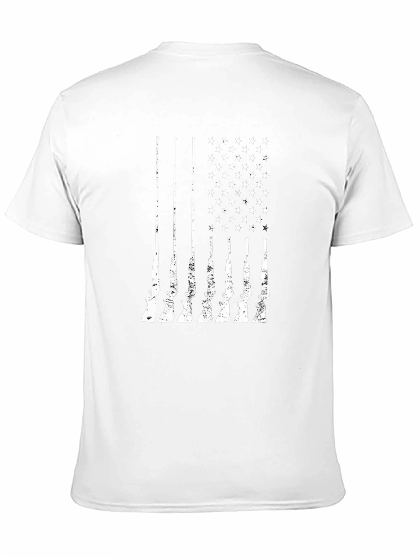 American Flag Gun T-Shirt - Patriot Style