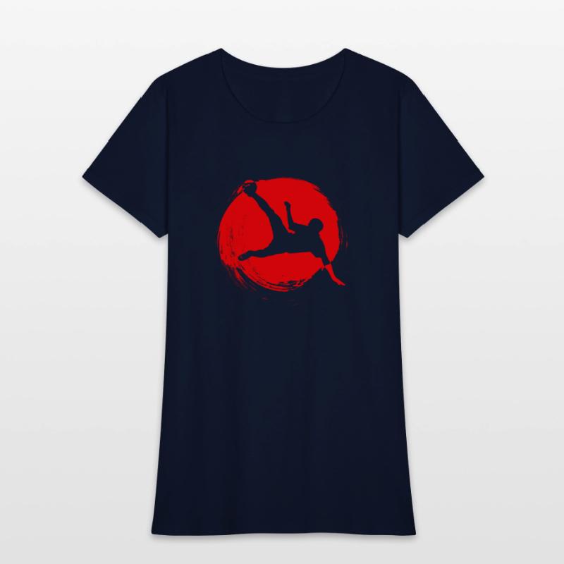Soccer Scissor Man Red