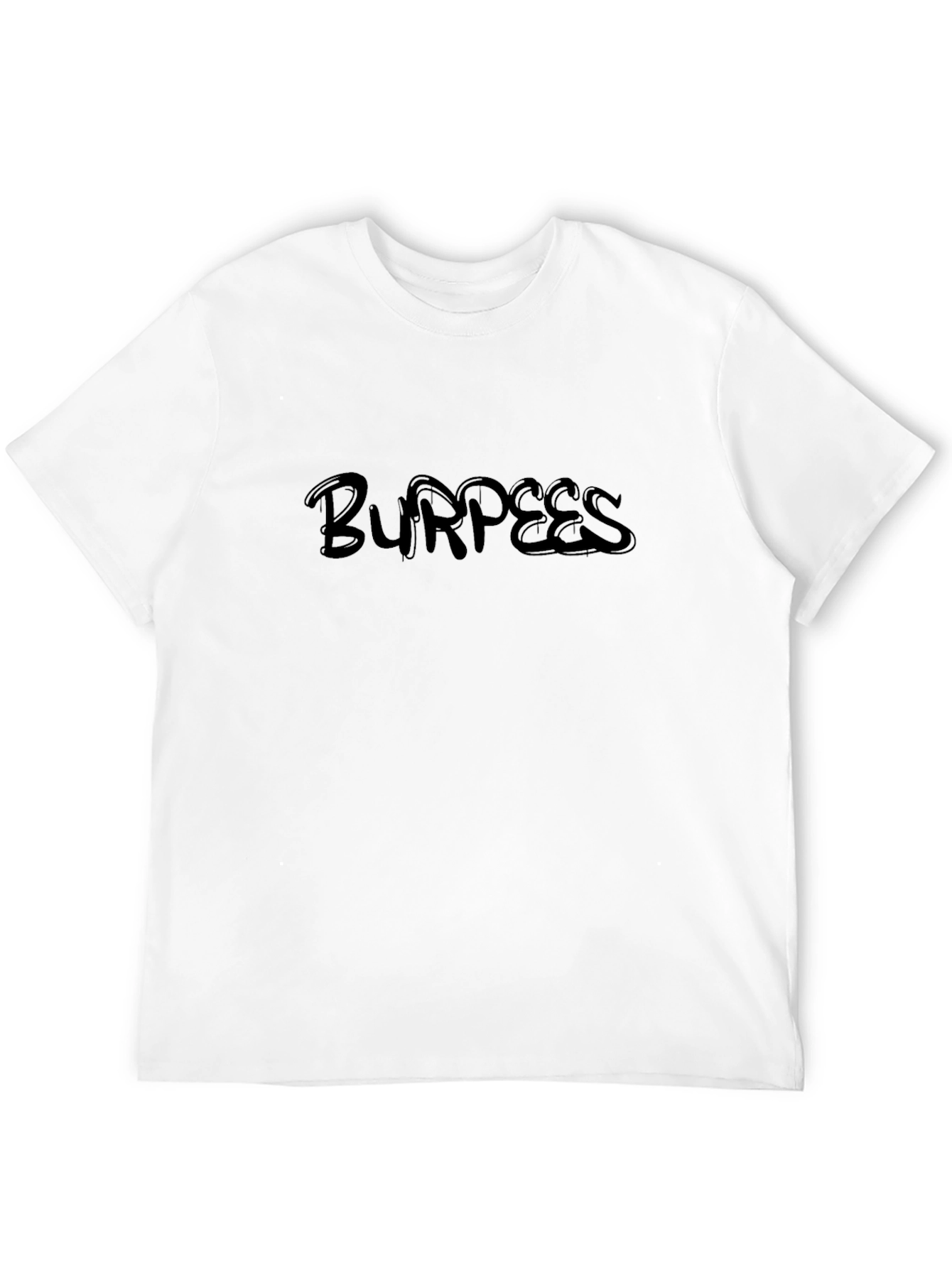Burpees Graphic Tee - Black Training Shirt