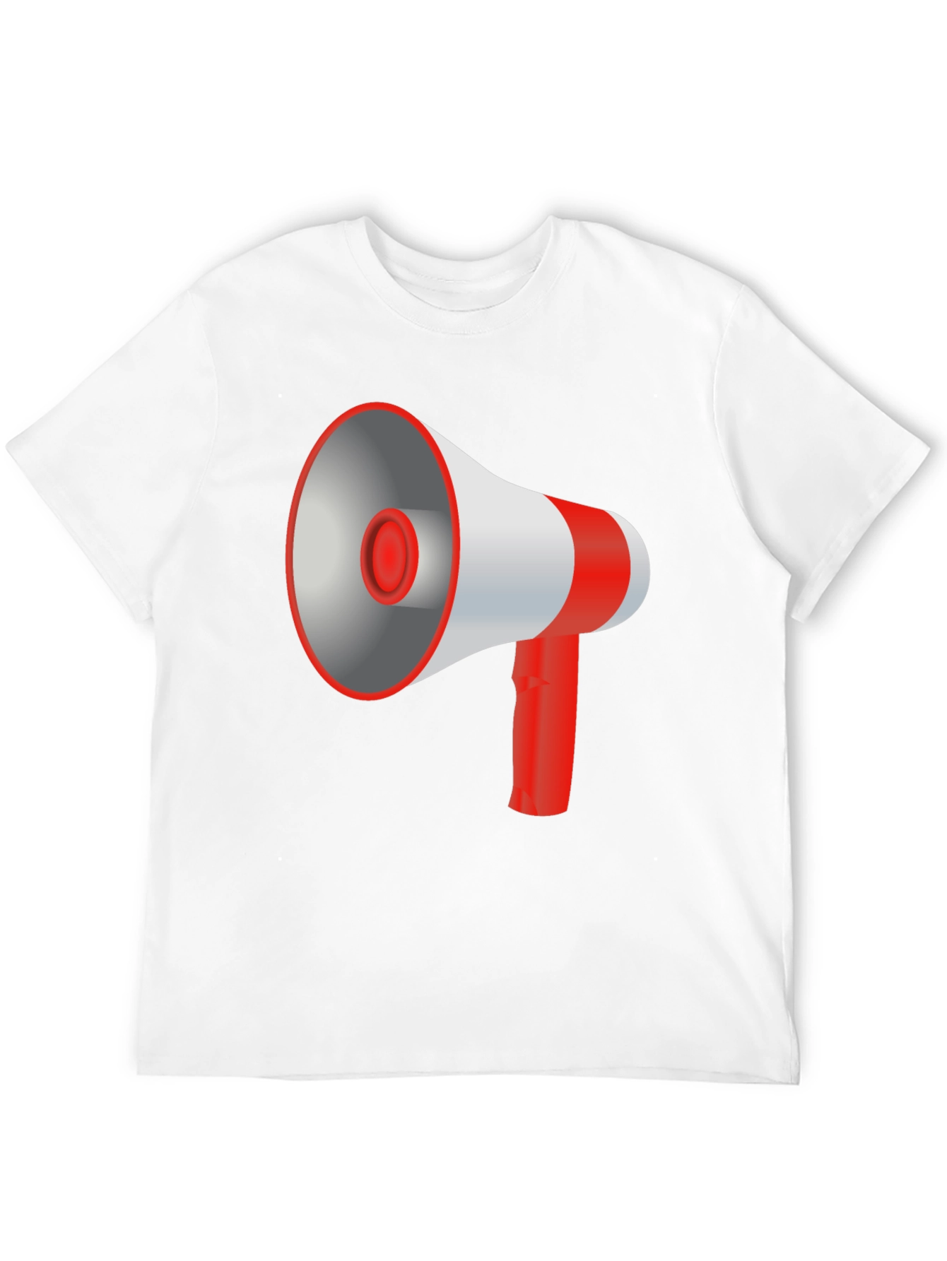 Megaphone Graphic Black T-Shirt