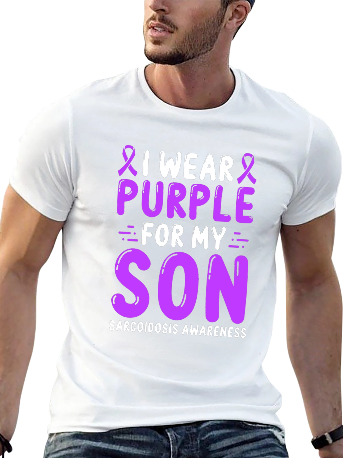Purple Sarcoidosis Awareness T-Shirt