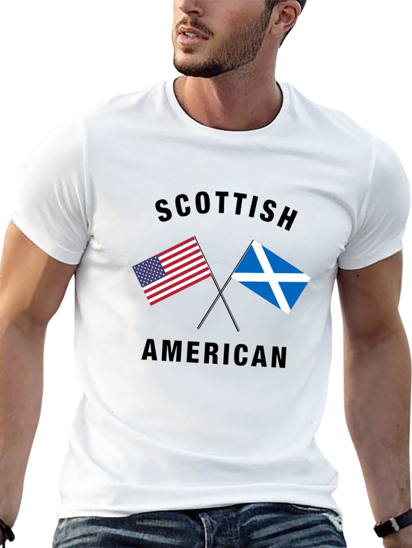 Scottish American Flag T-Shirt