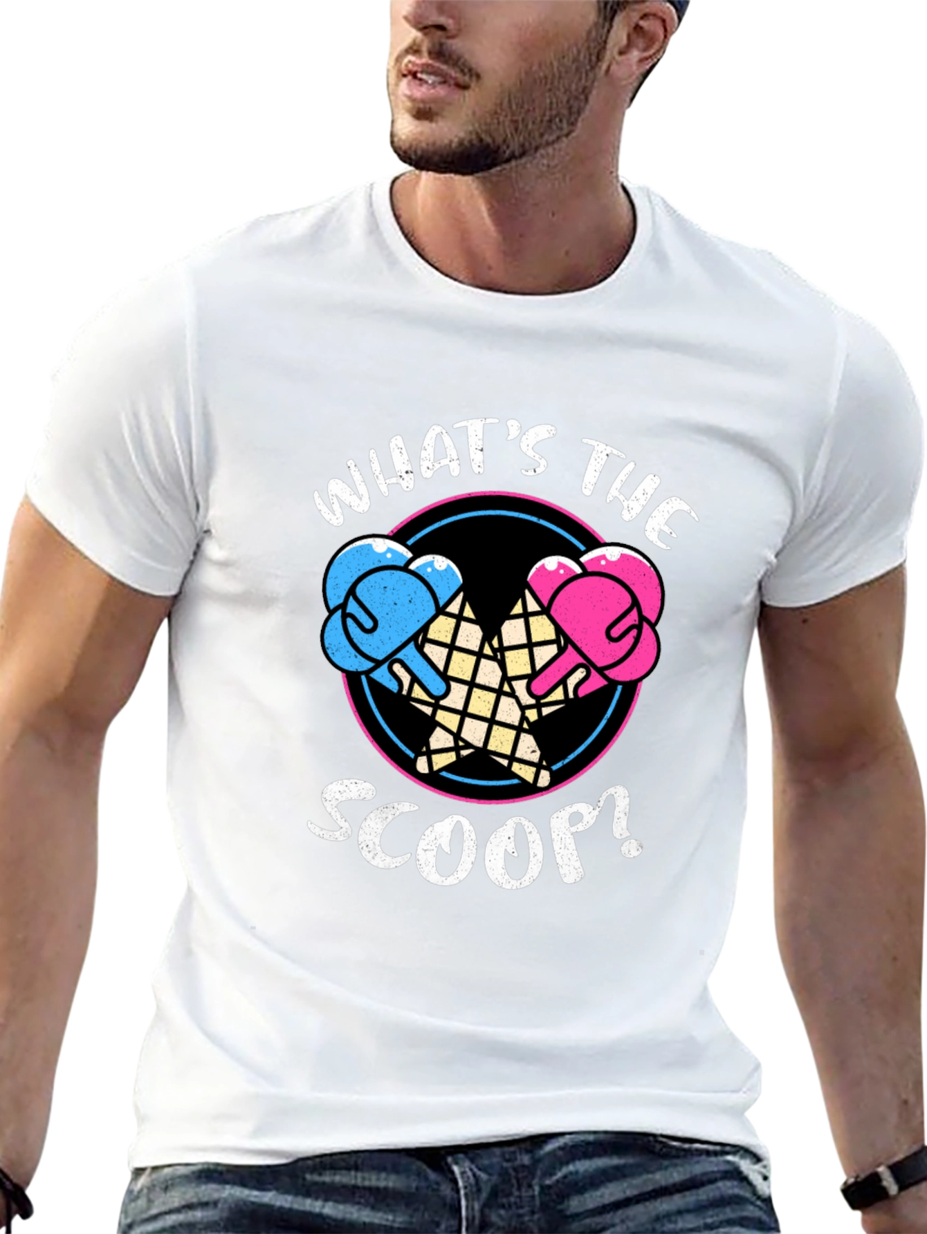 Whats the Scoop Gender Reveal T-Shirt