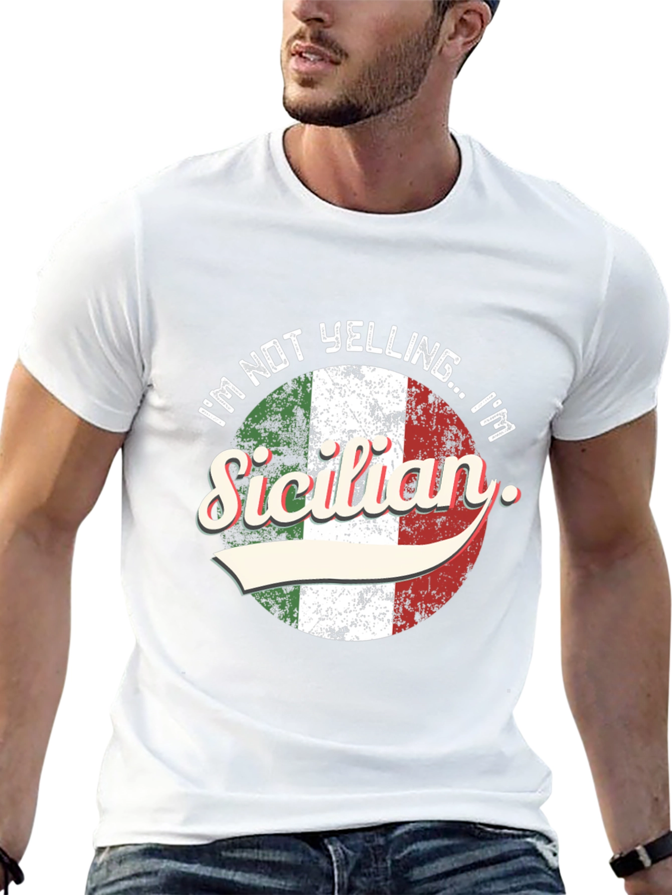 Im Not Yelling Im Sicilian T-Shirt