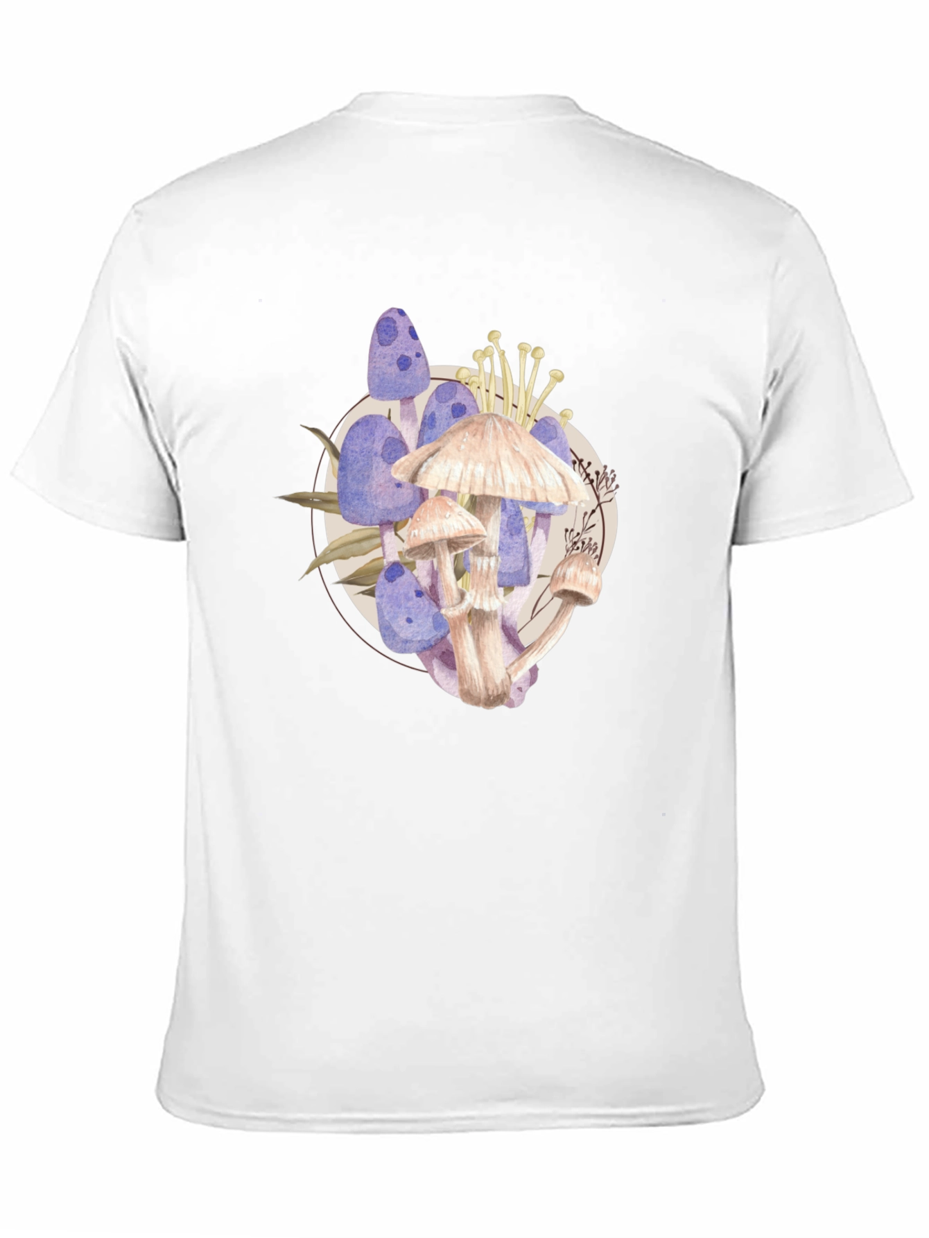 Mushroom Watercolor Graphic T-Shirt
