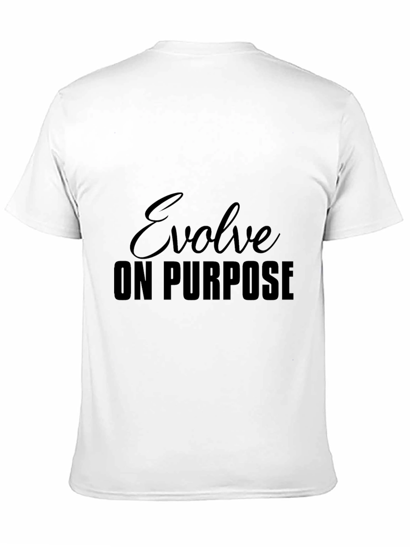 Evolve On Purpose Black Graphic Tee