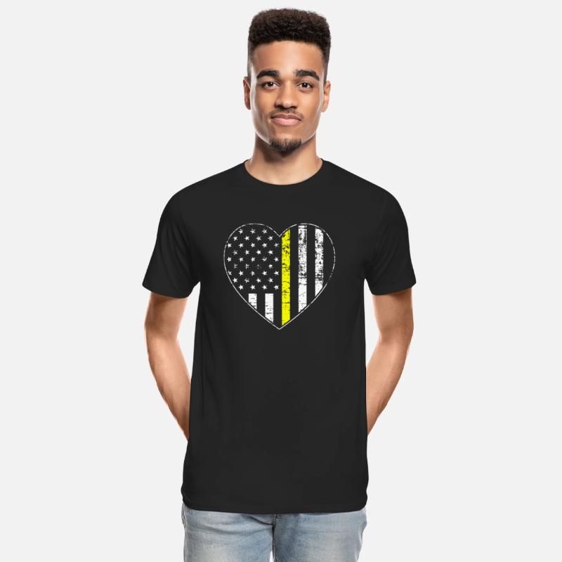 Thin Gold Line Distressed American Flag Heart