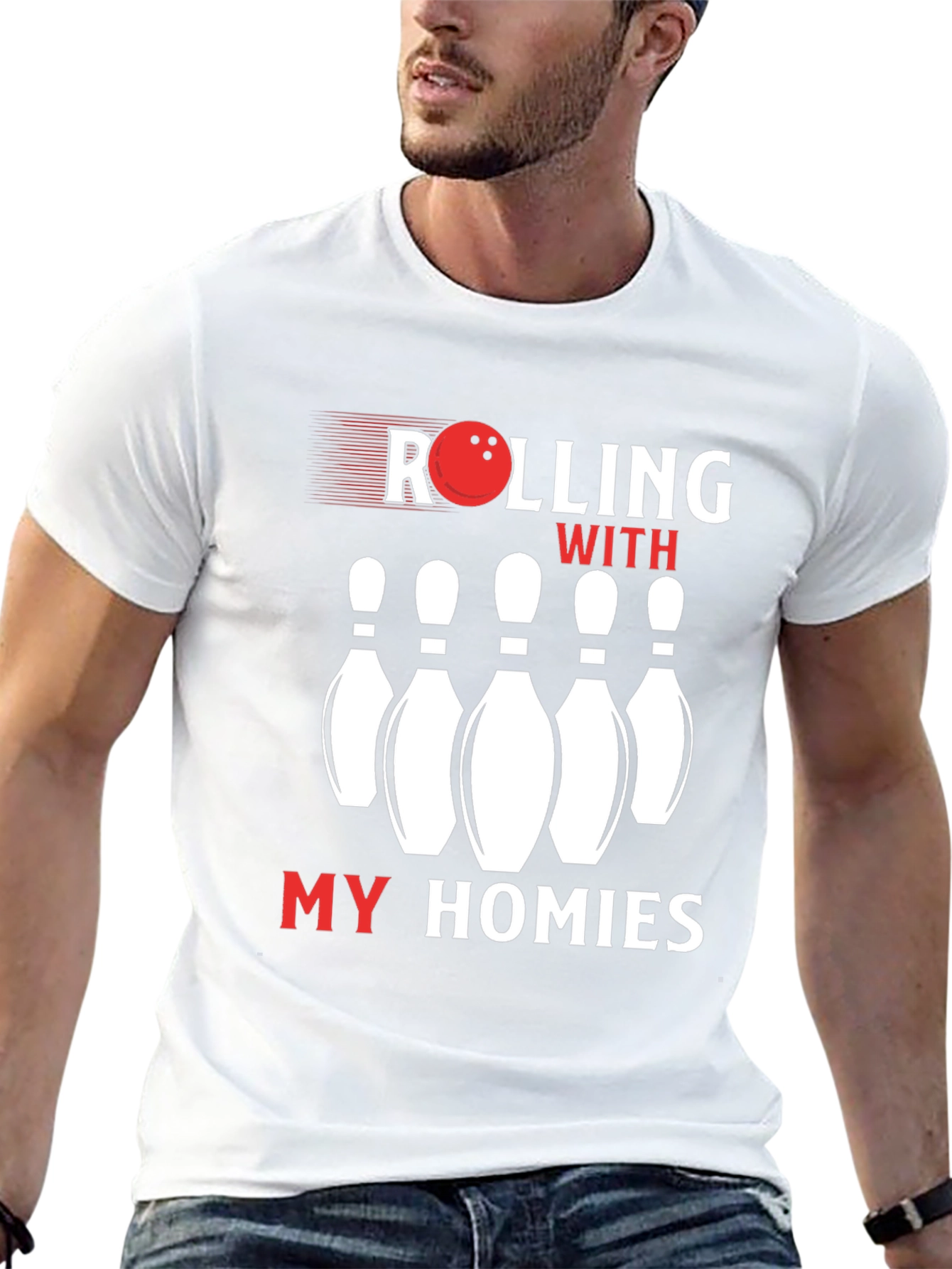 Rolling With My Homies Bowling T-Shirt