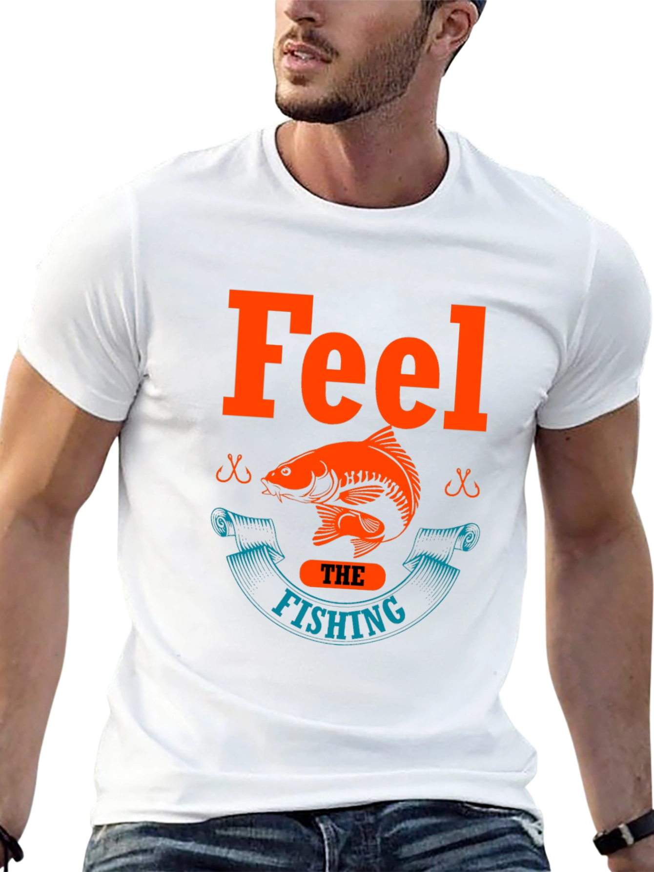 Feel the Fishing T-Shirt - Fisherman Tee