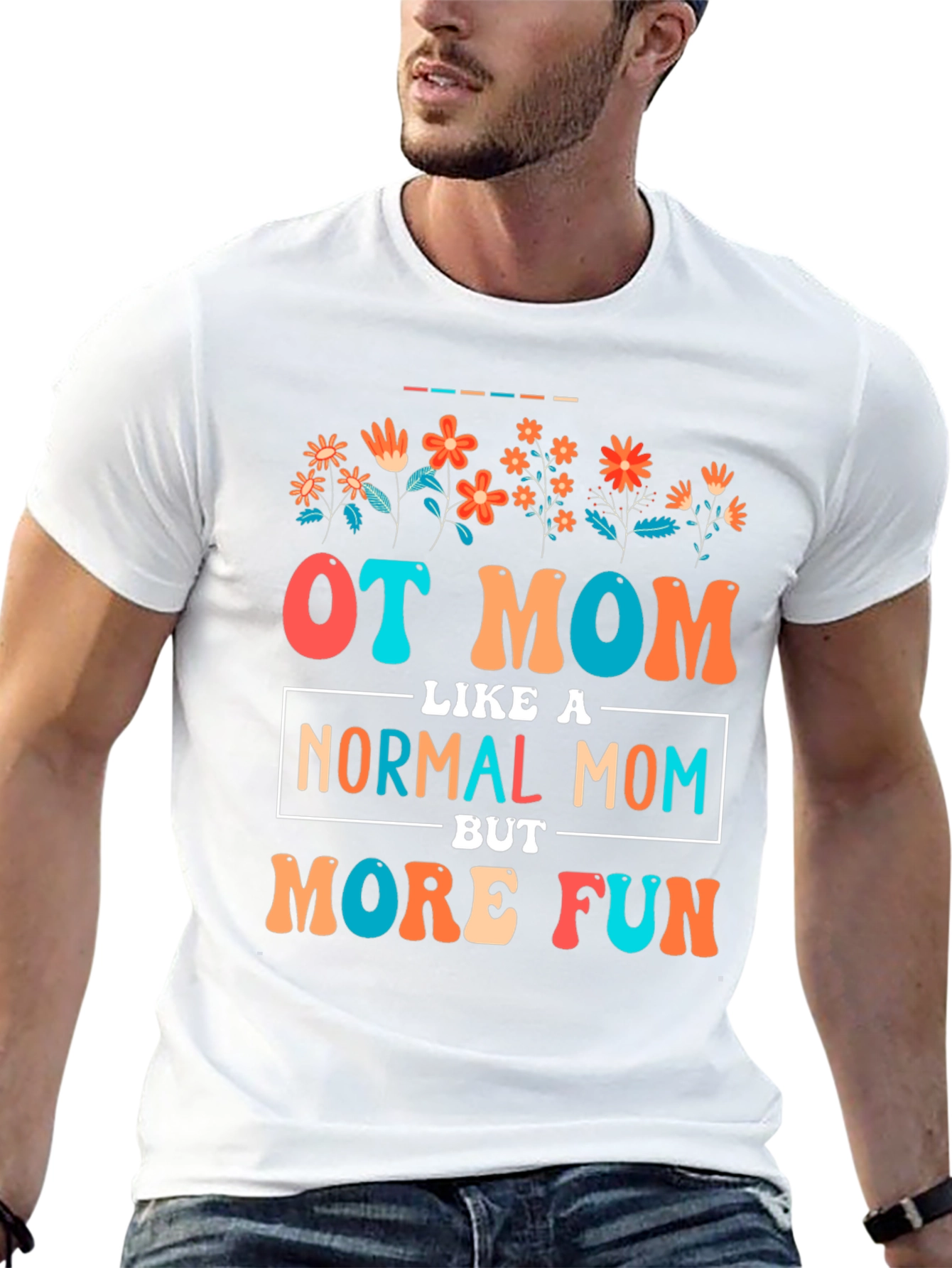 OT Mom Graphic Tee - Fun Occupational Therapy Mother