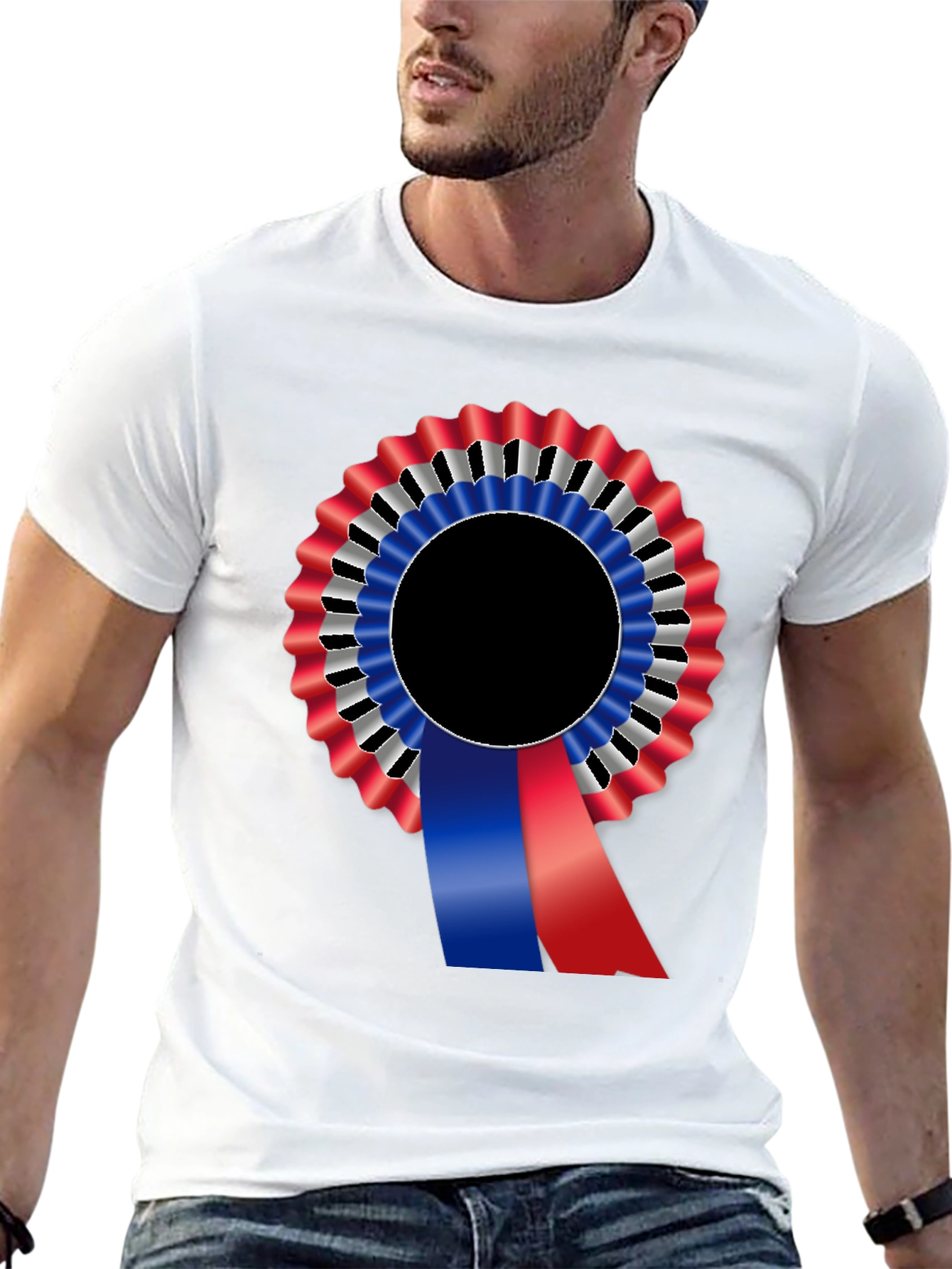 Ribbon Rosette Graphic Tee