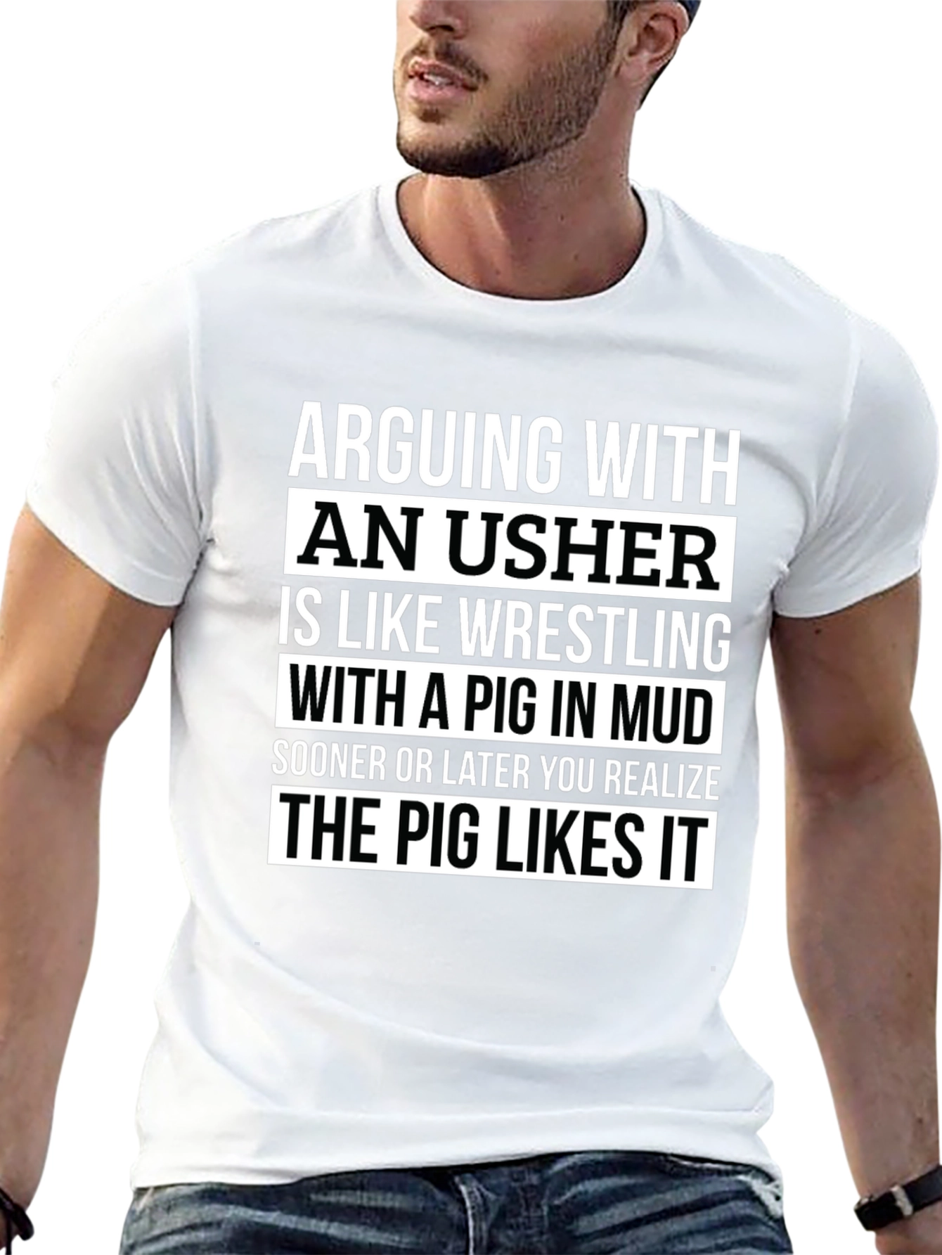 Arguing With An Usher Graphic T-Shirt