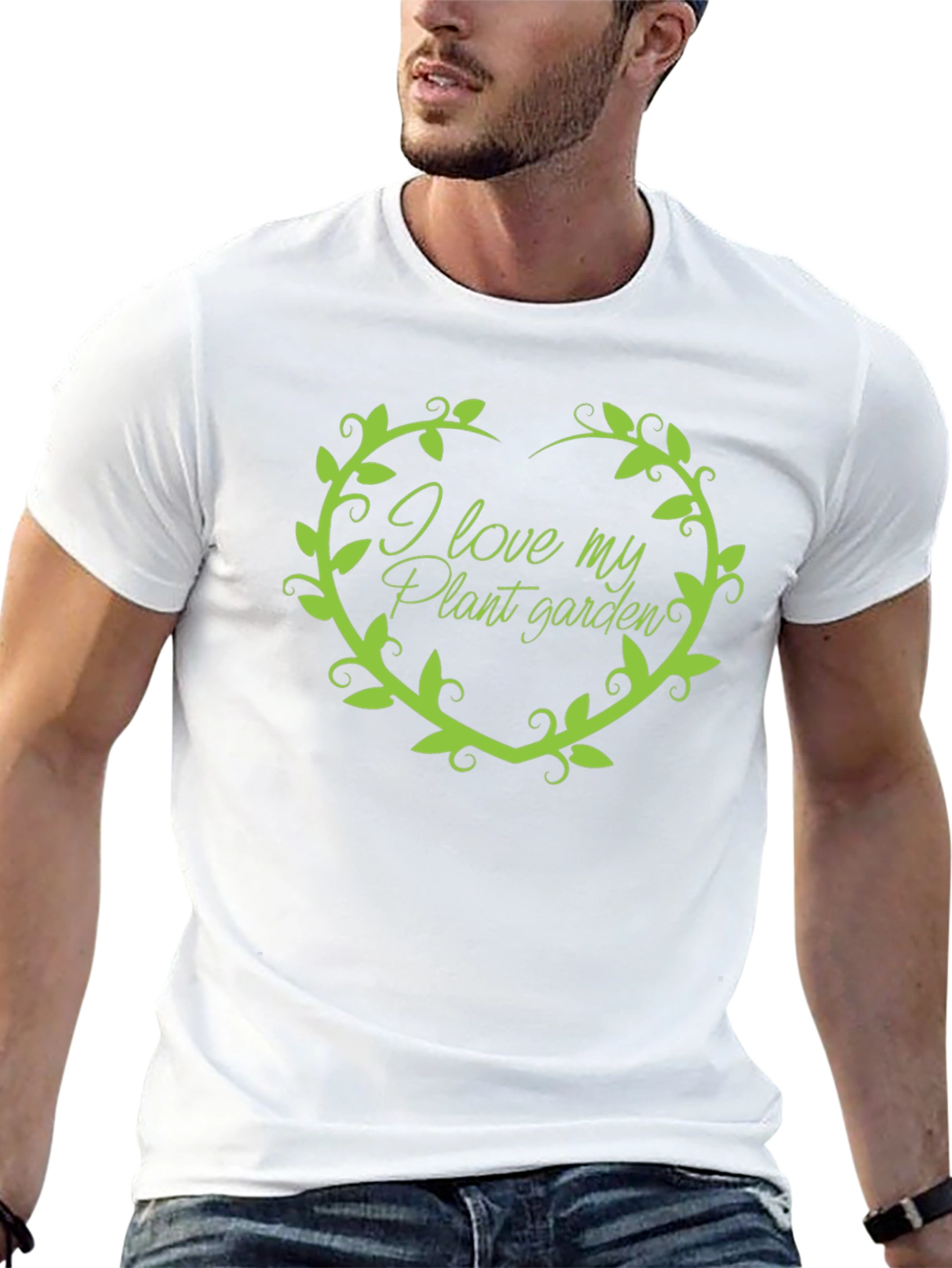 I Love My Plant Garden Black T-Shirt