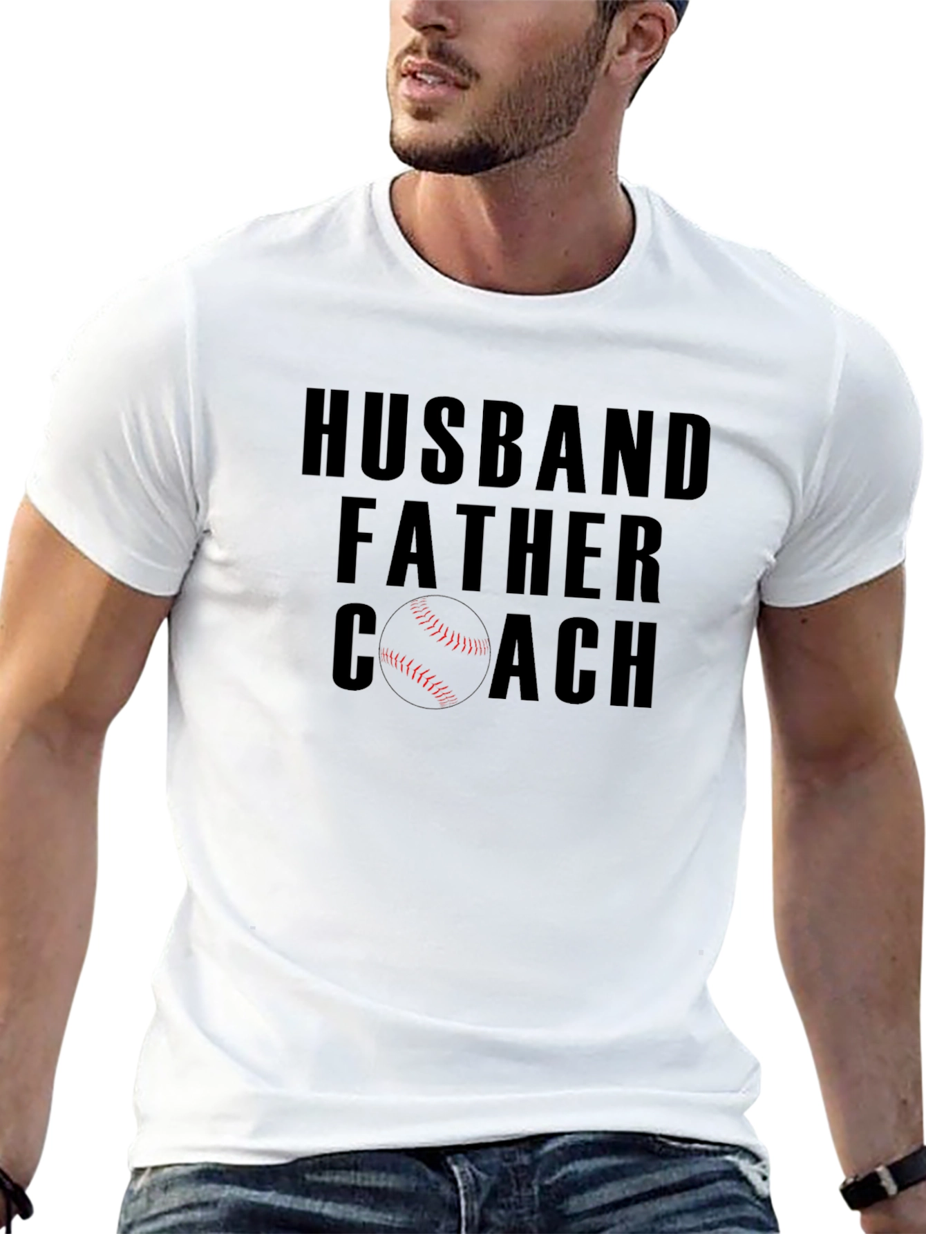 Husband Father Coach Graphic Tee