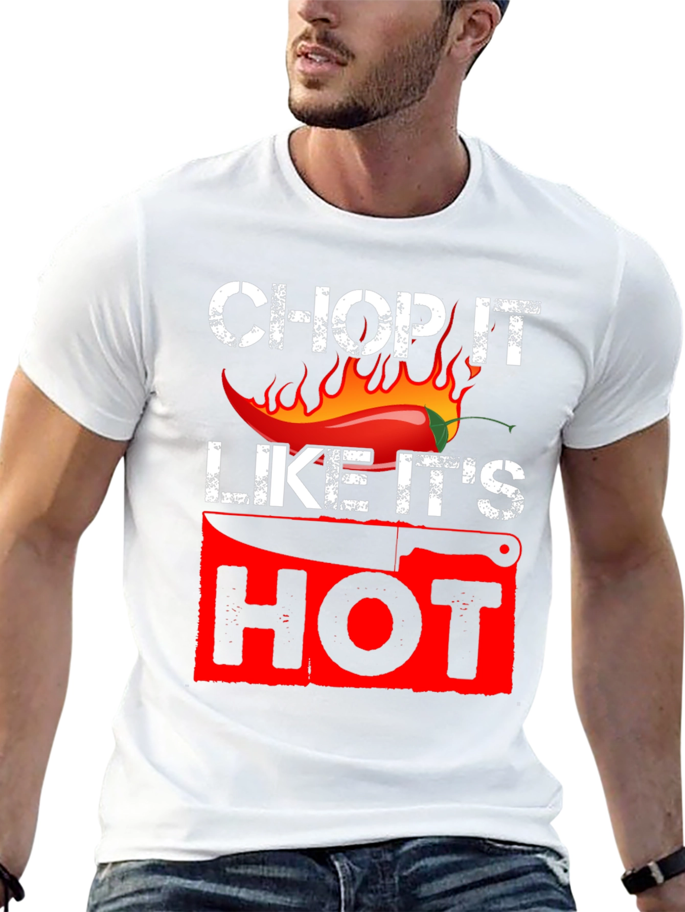 Chop It Like Its Hot Graphic T-Shirt