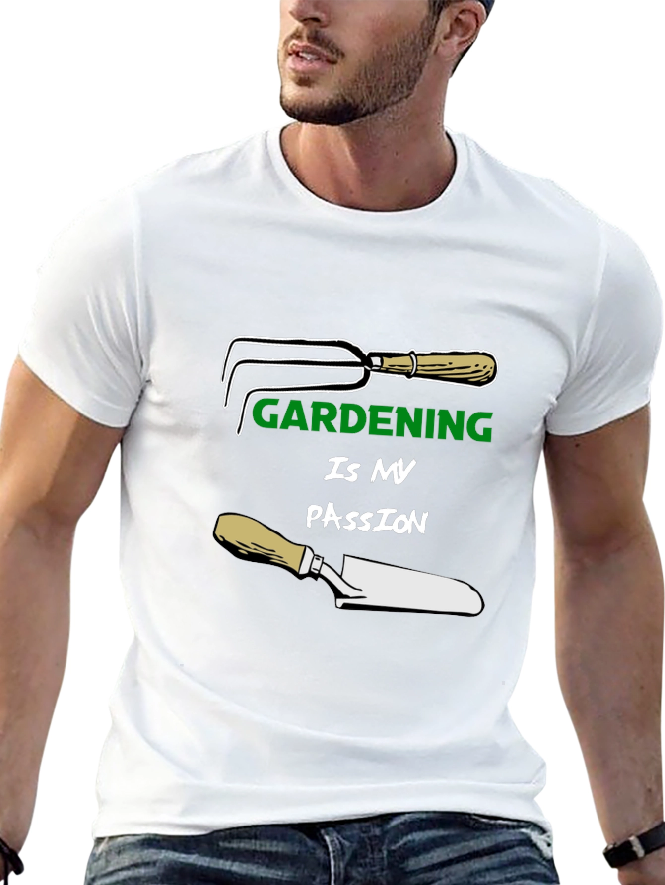 Gardening Is My Passion Black T-Shirt