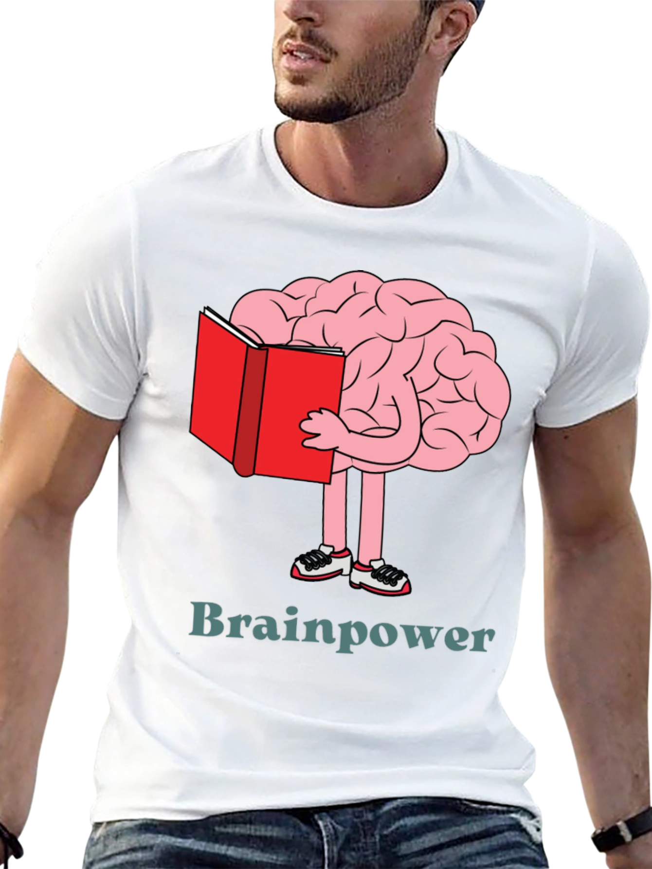 Brainpower Reading T-Shirt - Smart & Stylish