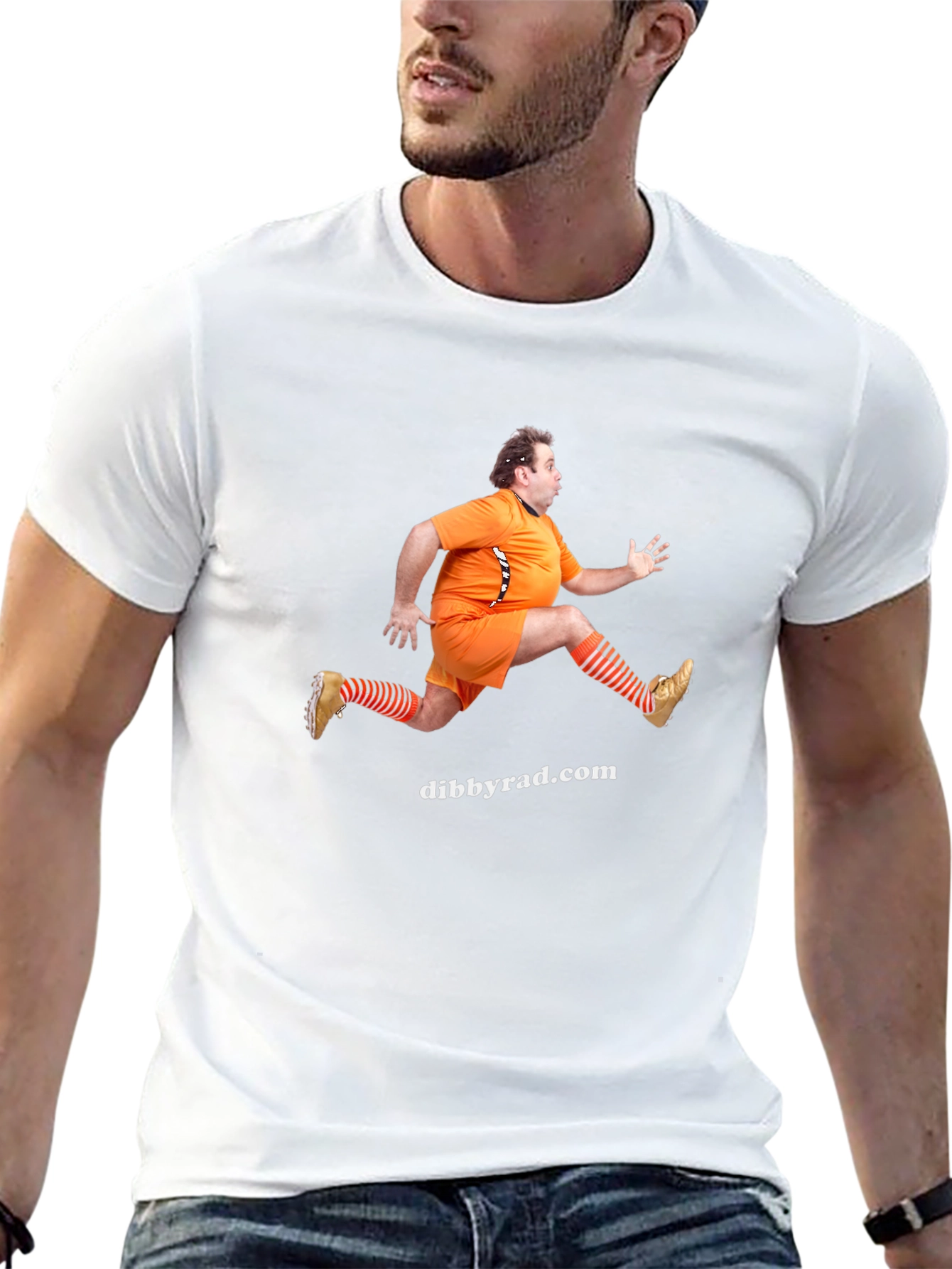 Funny Man Running T-Shirt