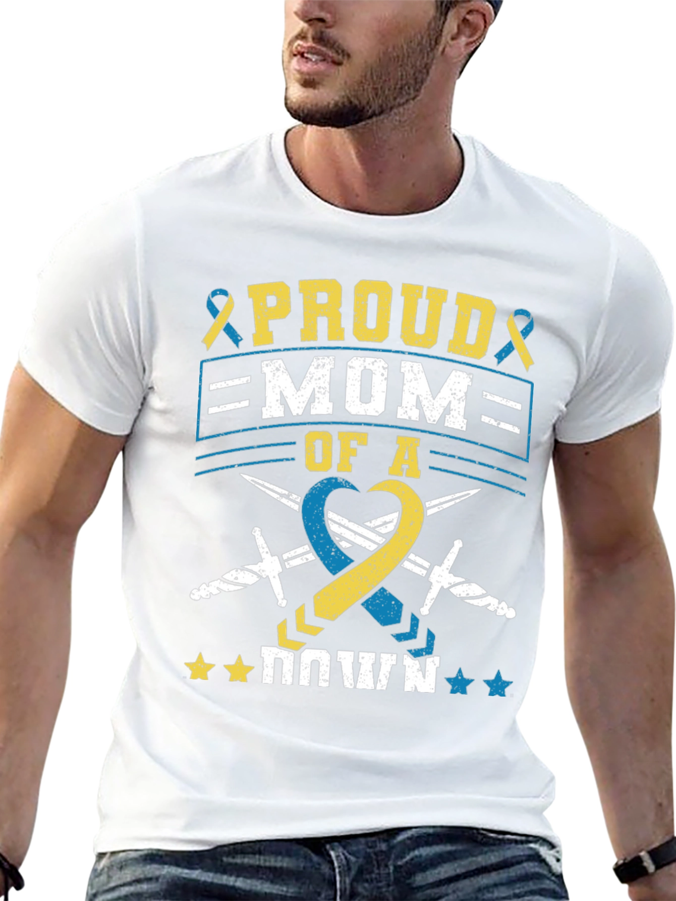 Proud Mom of a Down Syndrome Awareness T-Shirt