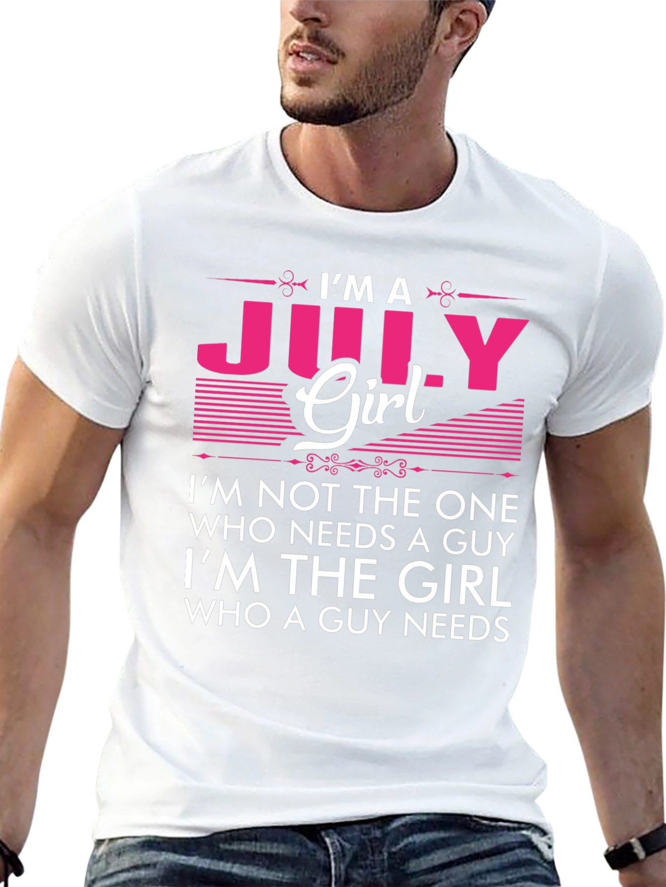Im A July Girl T-Shirt - Birthday Gift