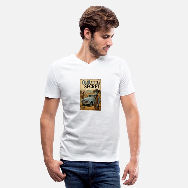 Vintage Grey Alien Cowboy in the Desert - Roswell