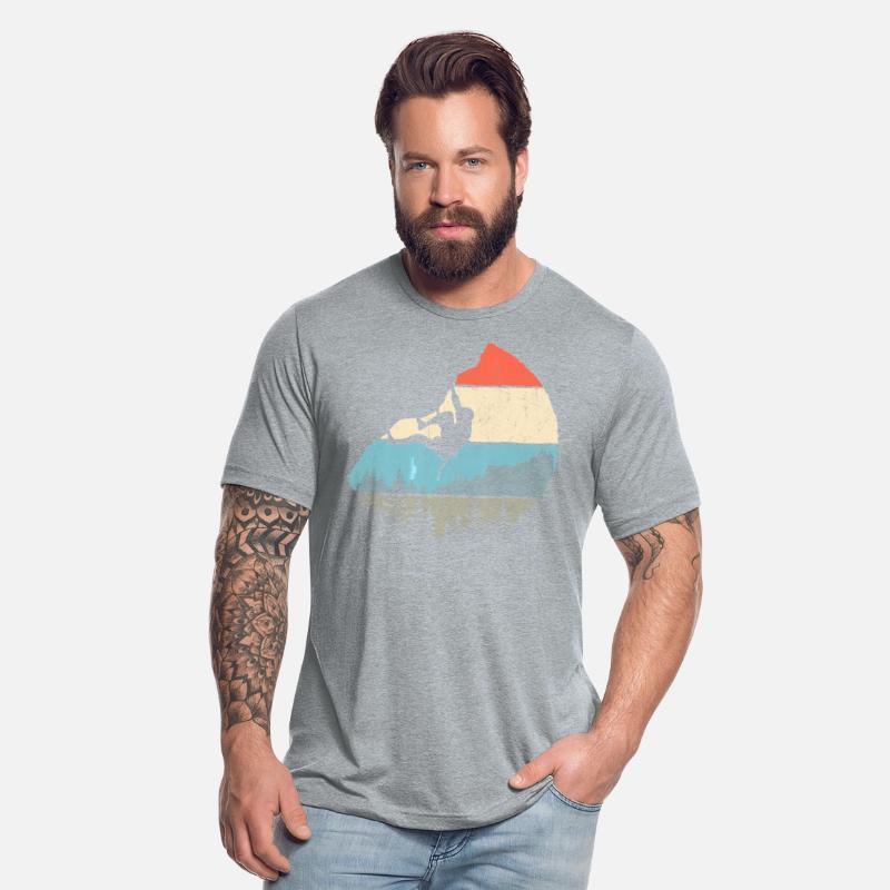 Vintage Style Rock Climbing Retro Bouldering