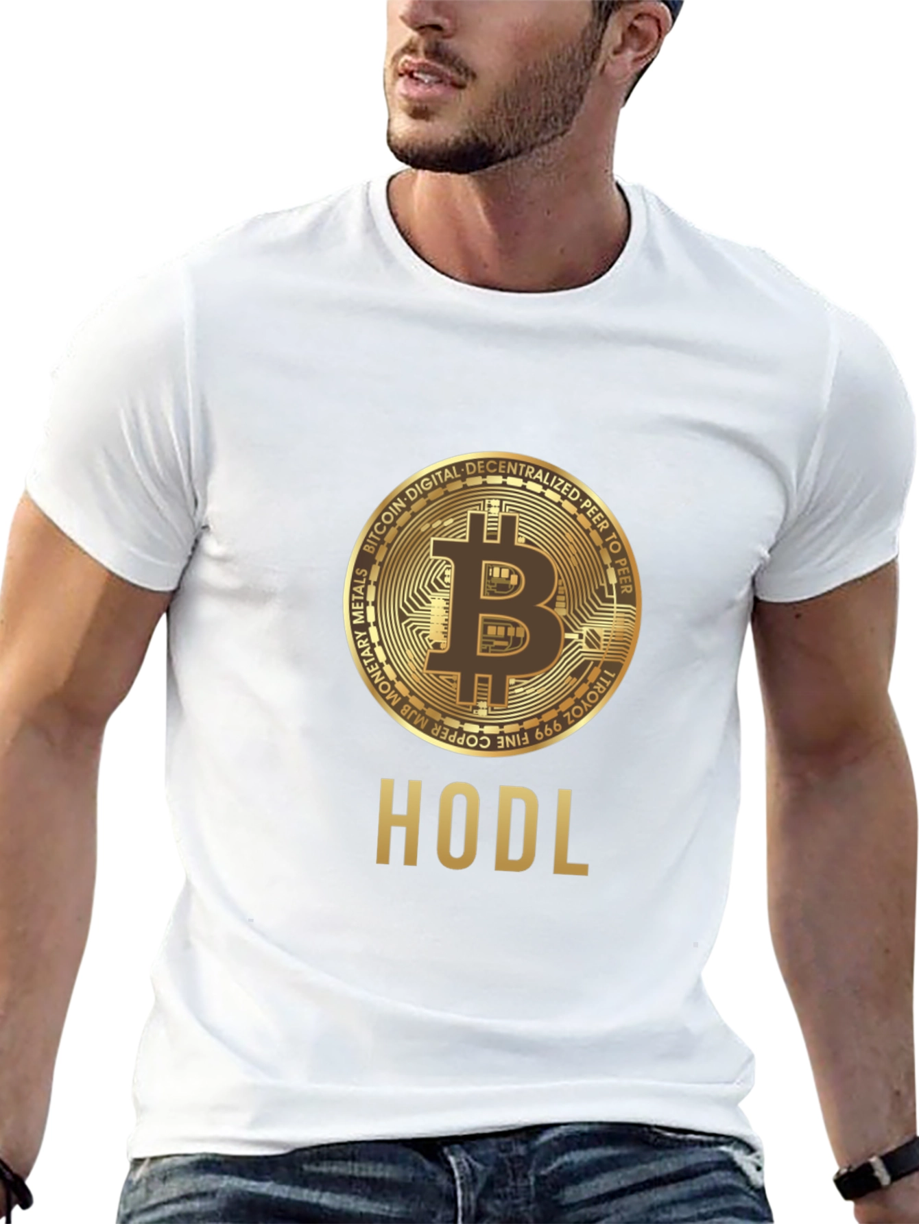 Bitcoin HODL T-Shirt Crypto Currency Tee