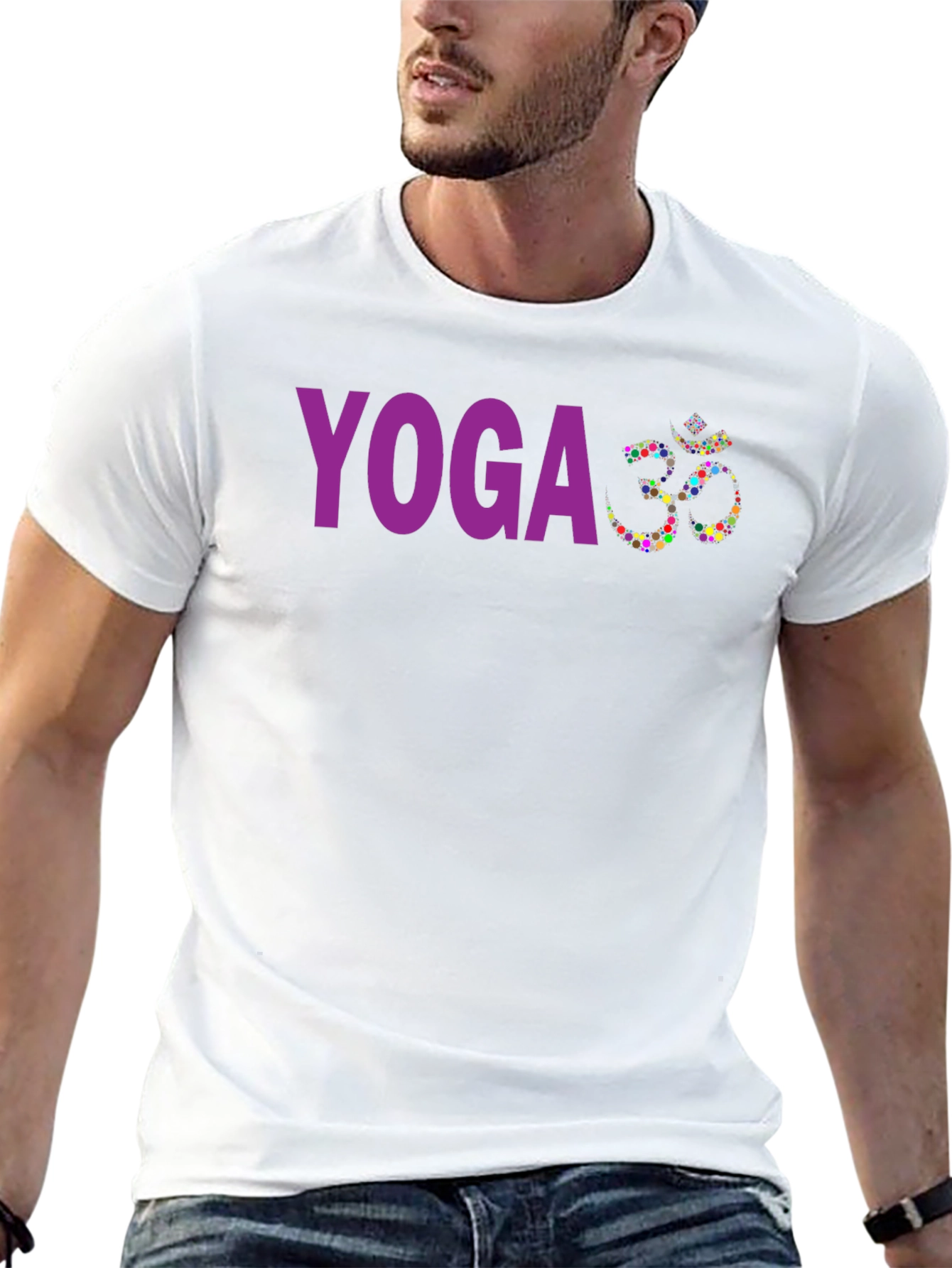 Yoga Om Symbol Graphic T-Shirt