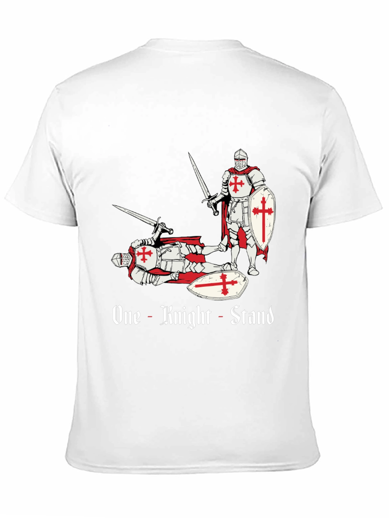 One Knight Stand T-Shirt - Crusader Humor Tee