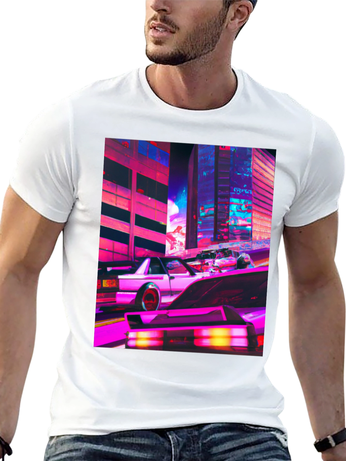 Cyberpunk Car Graphic Tee
