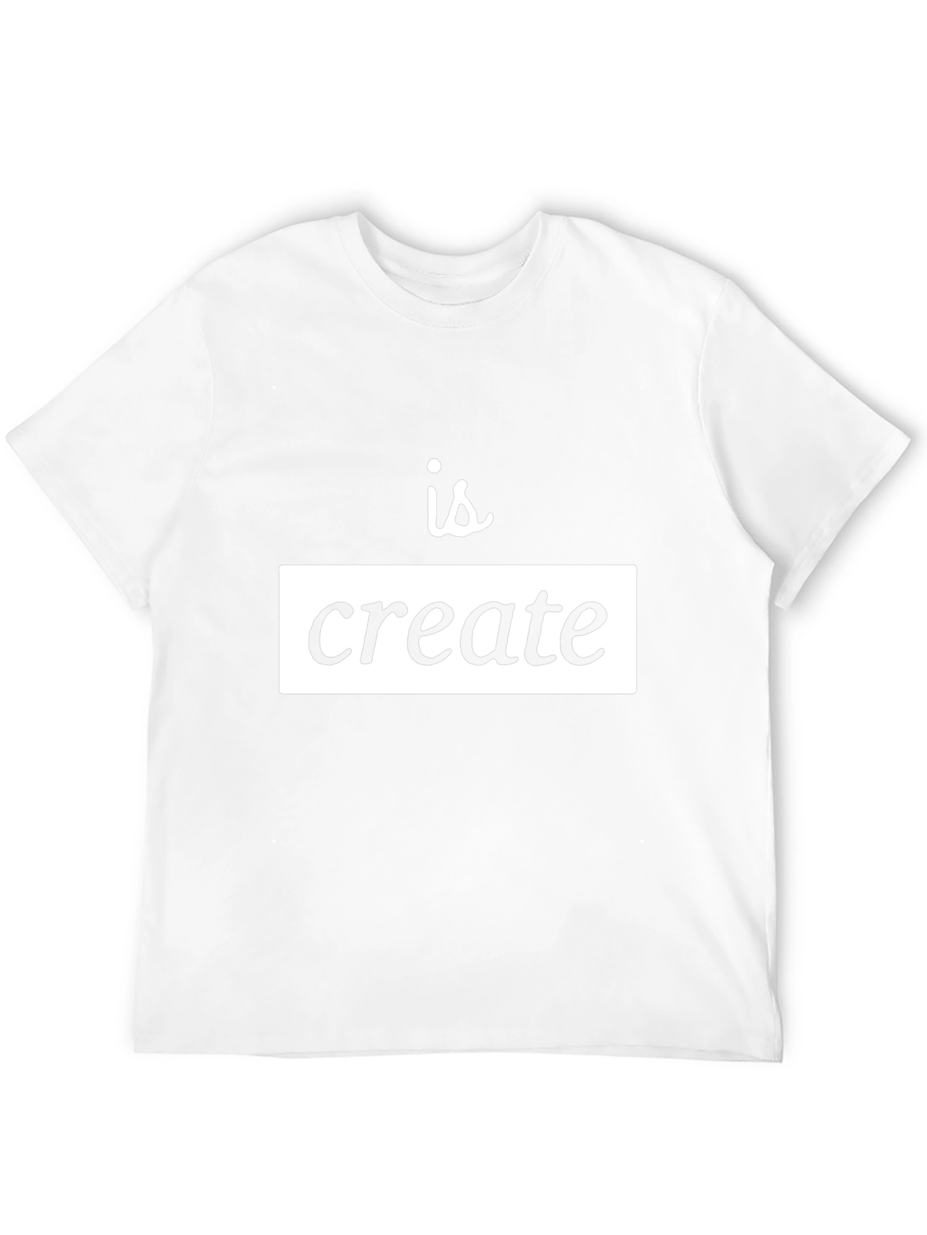 Is Create Graphic Tee - Black Short Sleeve