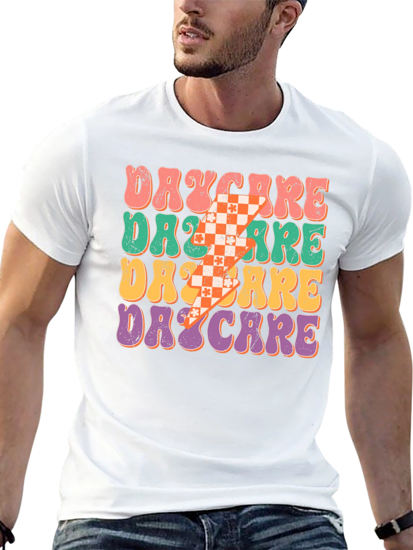 Retro Daycare Teacher T-Shirt