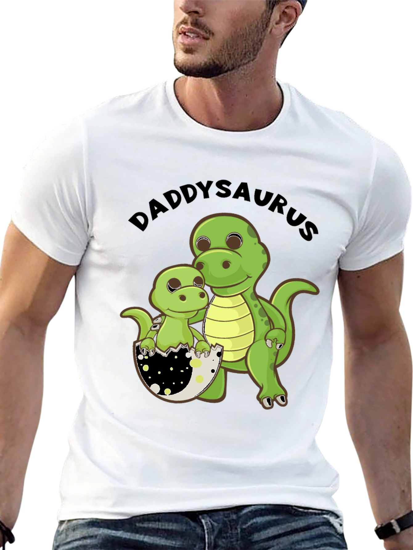 Daddysaurus T-Shirt - Fathers Day Dinosaur Tee