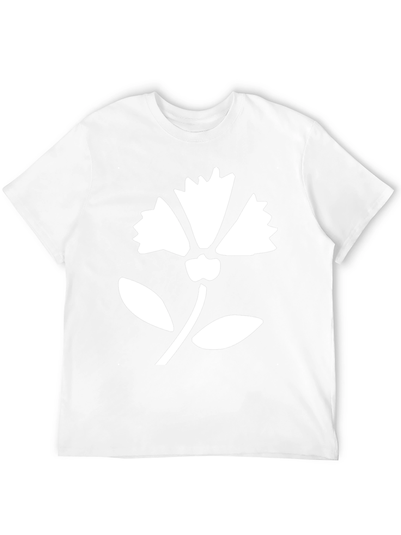 Floral Graphic Black T-Shirt