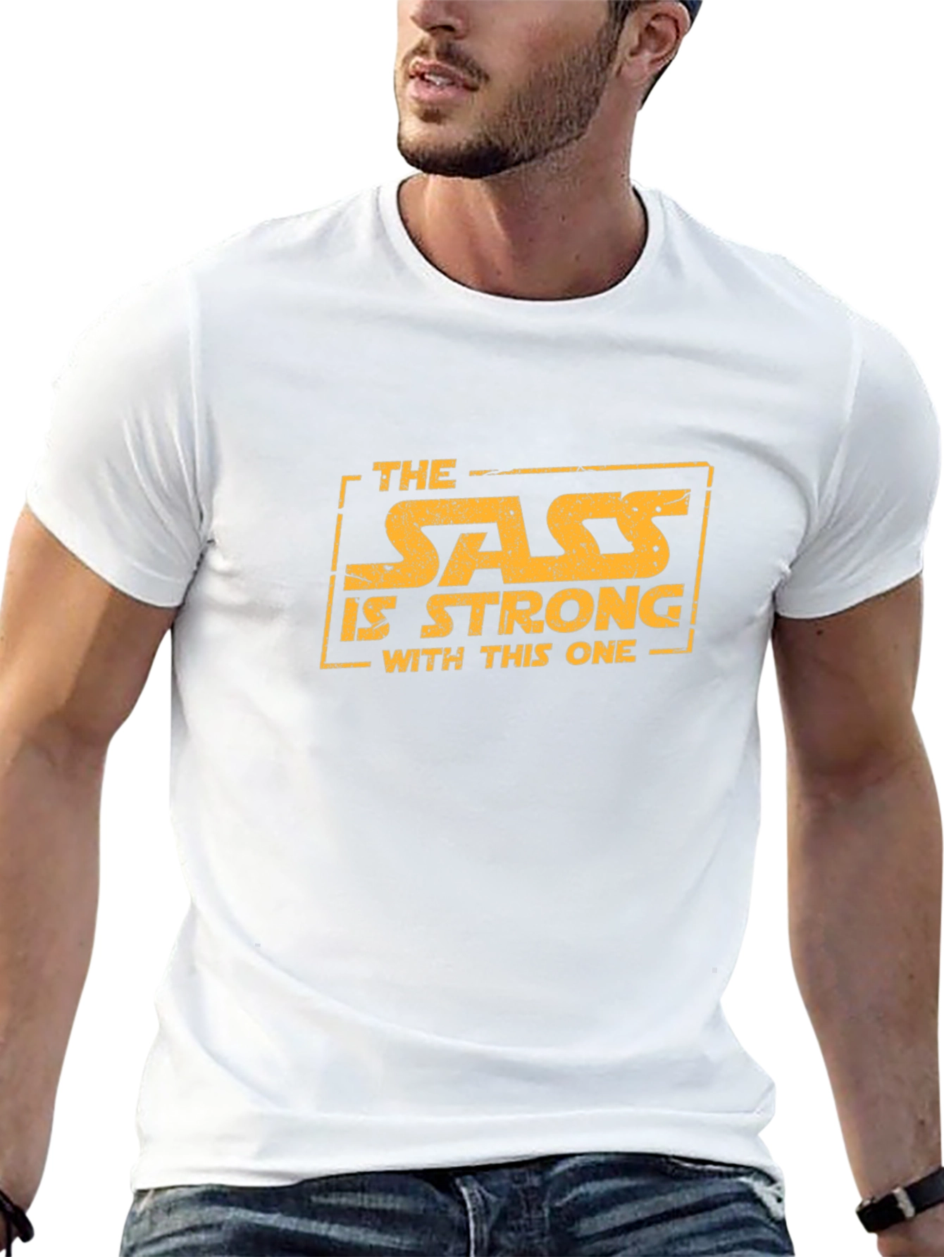 Sass Is Strong Black T-Shirt