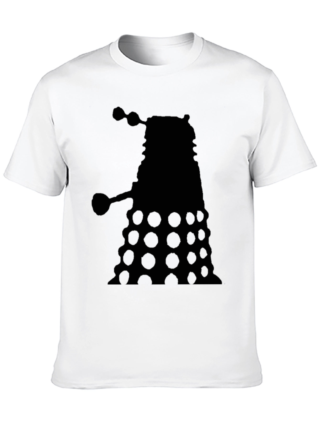 Dalek Silhouette Black T-Shirt