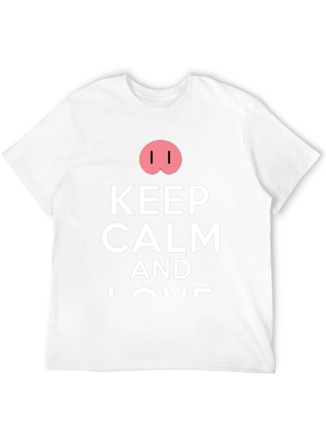 Keep Calm Pig Nose T-Shirt - Funny Casual Tee