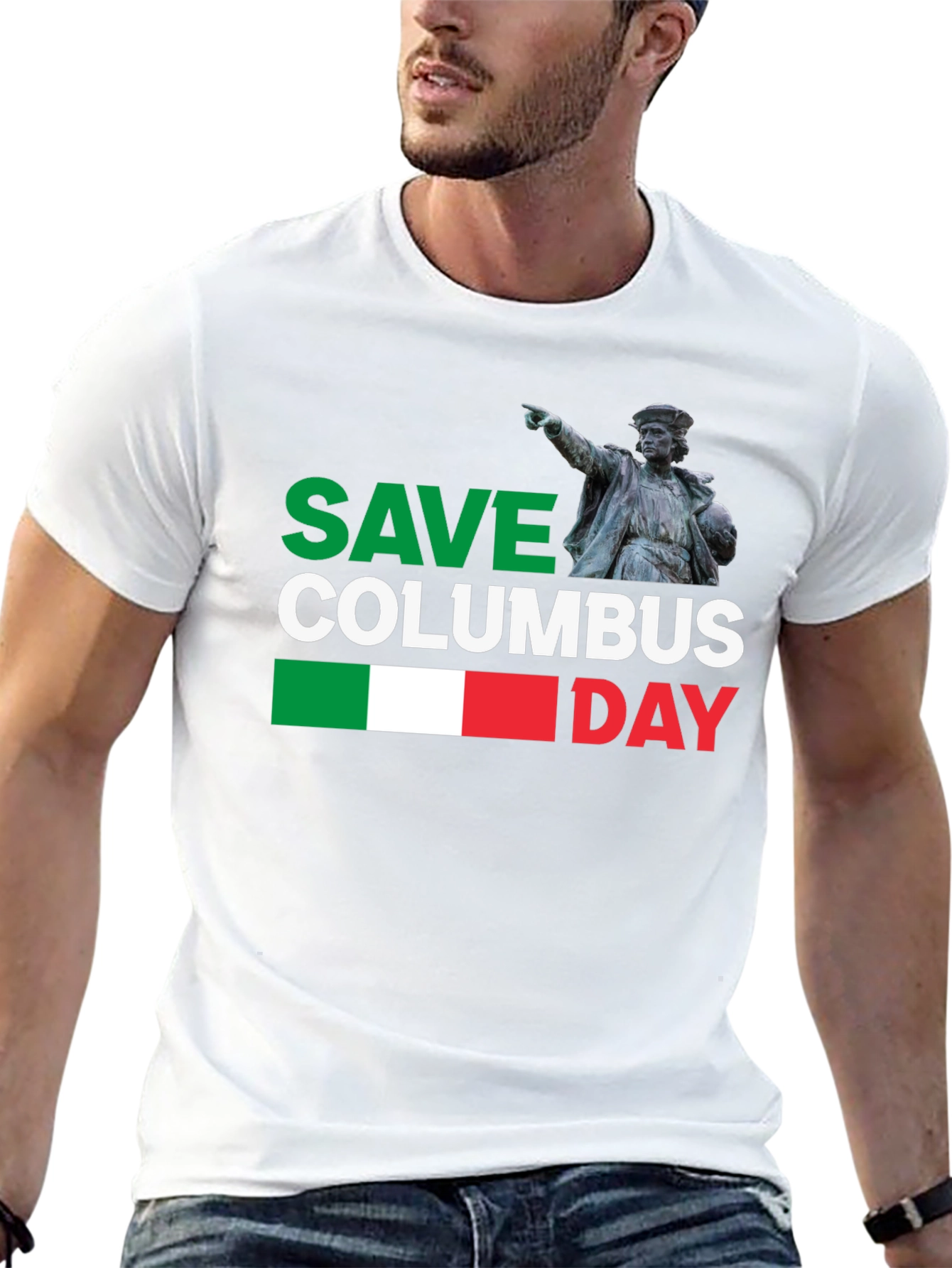 Save Columbus Day T-Shirt - Italian Pride