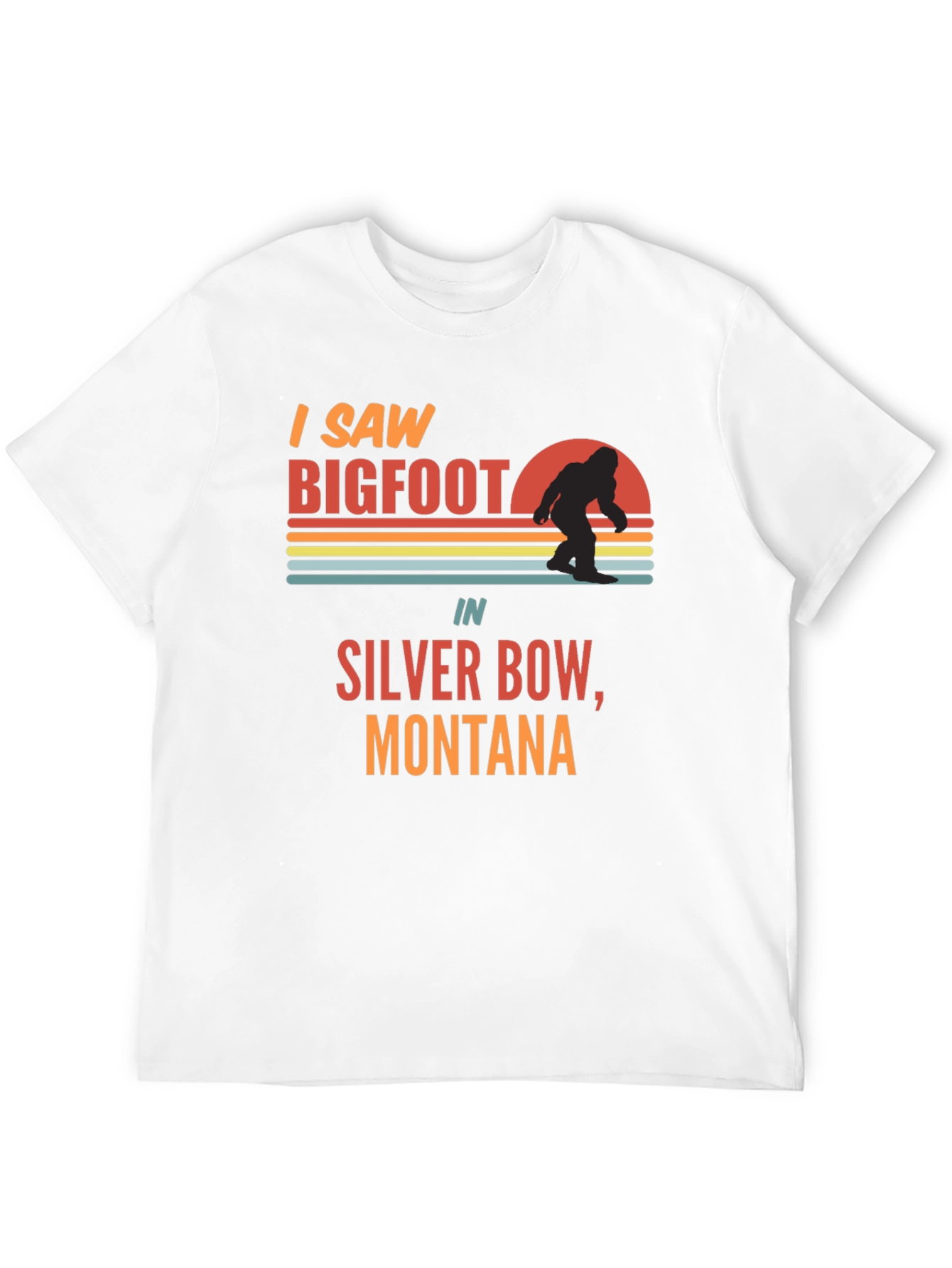 Bigfoot Silver Bow Montana Graphic Tee