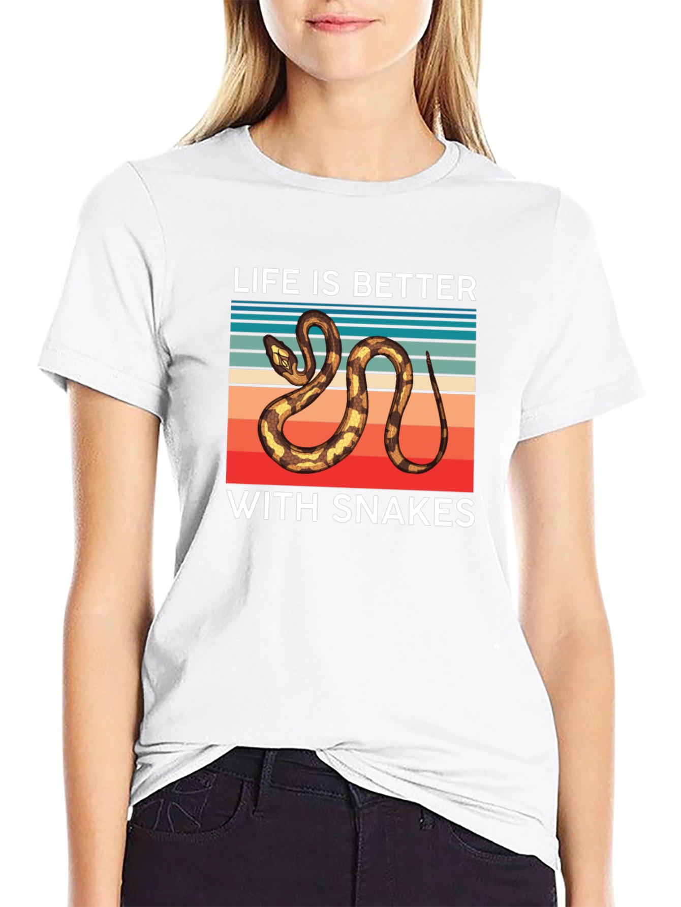 Life is Better With Snakes Graphic Tee