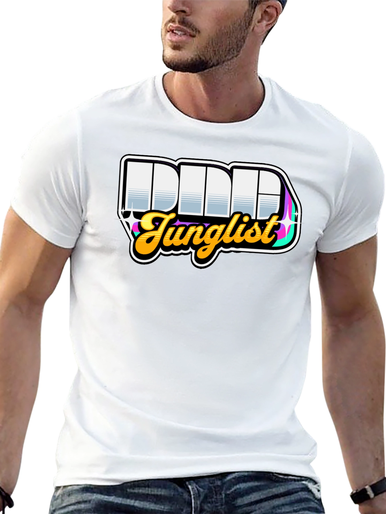 DDD Junglist Black Graphic T-Shirt