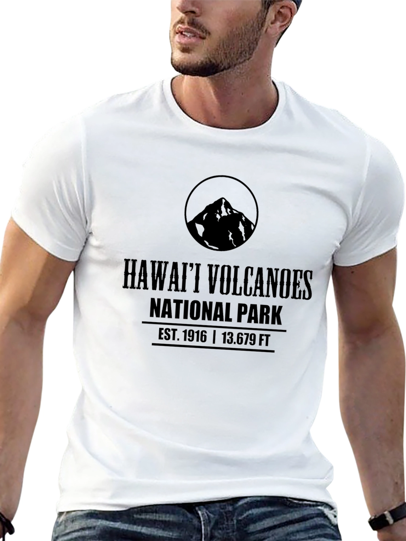 Hawaii Volcanoes National Park Black T-Shirt