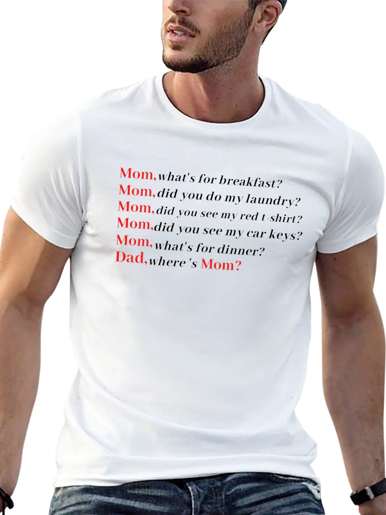 Funny Mom & Dad T-Shirt - Everyday Life Questions