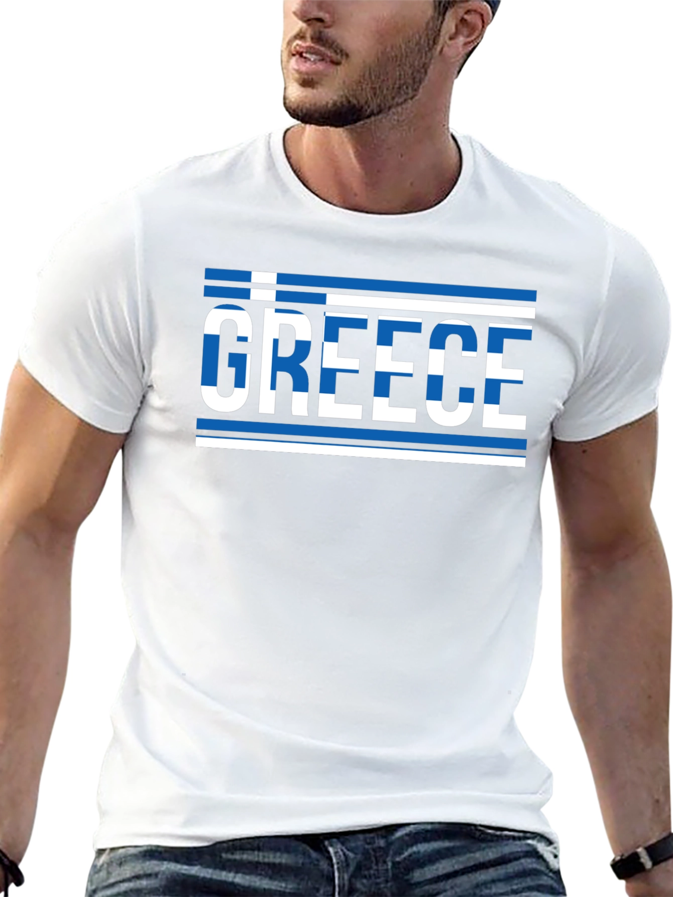 Greece Flag T-Shirt - Country Pride Tee
